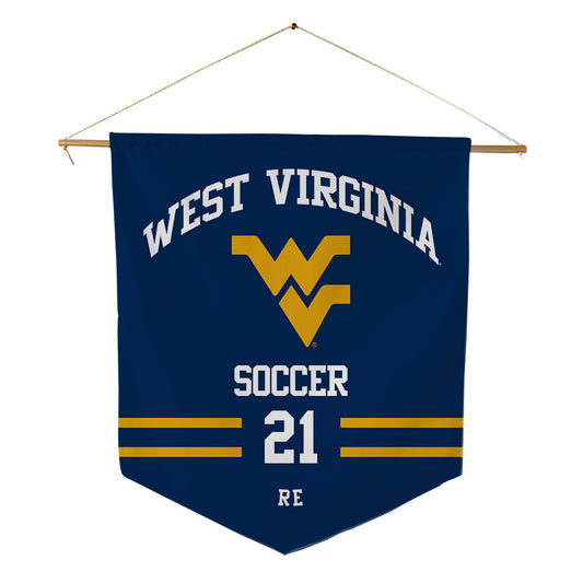 West Virginia - NCAA Women's Soccer : Alexis Re - Pennant - 18" x 21"-0