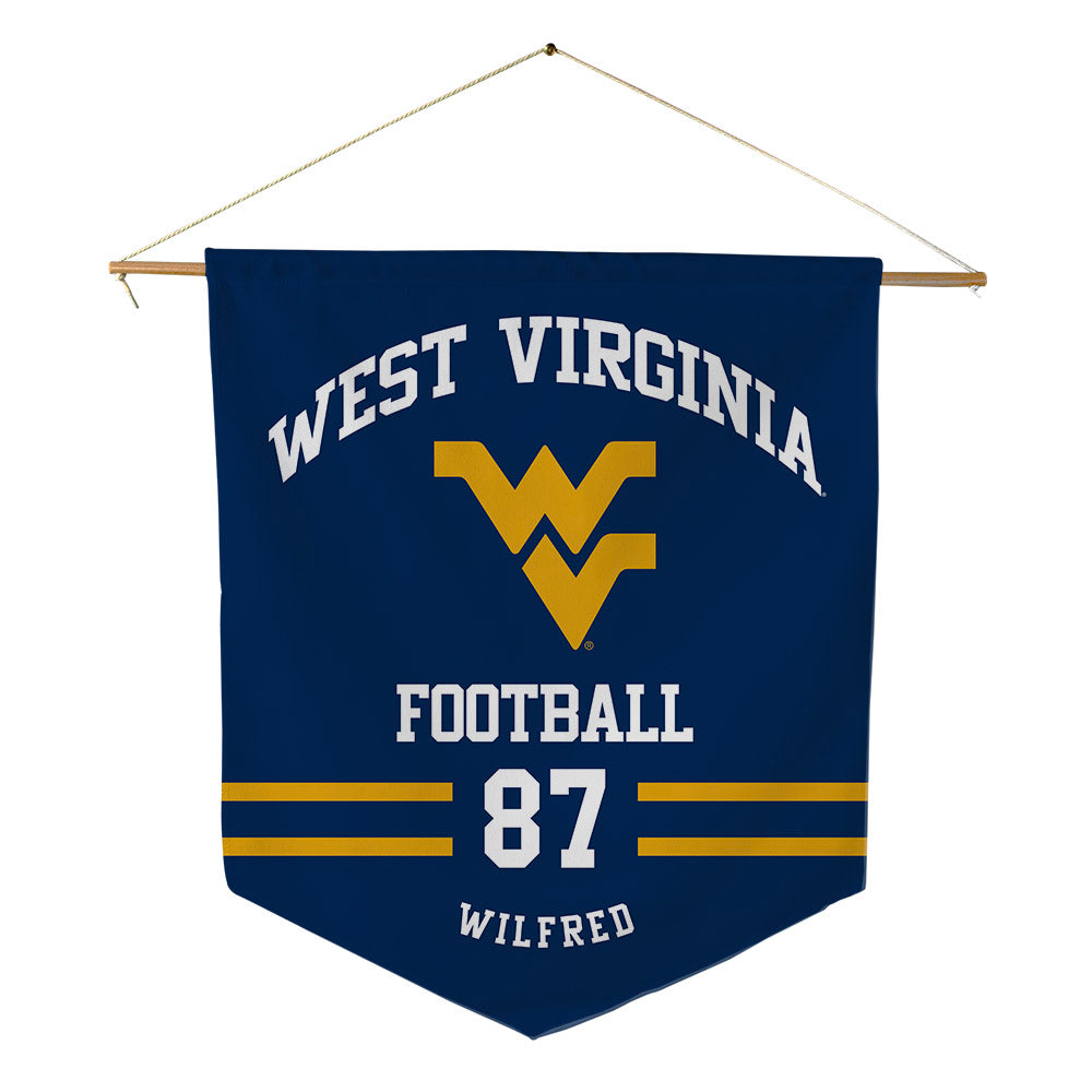 West Virginia - NCAA Football : Greg Wilfred - Pennant - 18" x 21"-0