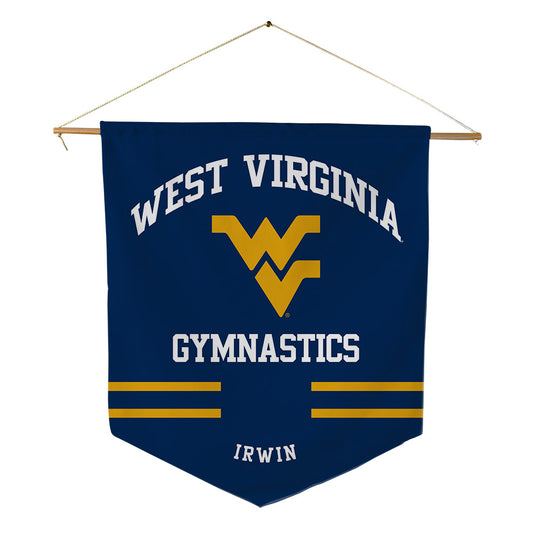 West Virginia - NCAA Women's Gymnastics : Brooke Irwin - Pennant - 18" x 21"-0