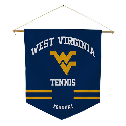 West Virginia - NCAA Women's Tennis : Lucia Tognoni - Pennant - 18" x 21"-0