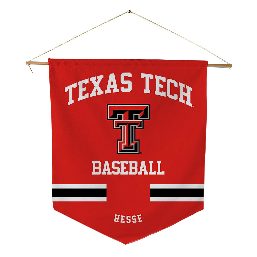 Texas Tech - NCAA Baseball : Daniel Hesse - Pennant - 18" x 21"-0