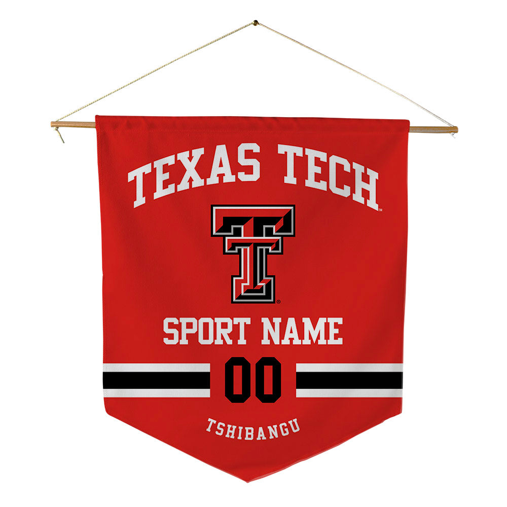 Texas Tech - NCAA Football : Loic Tshibangu - Pennant - 18" x 21"-0