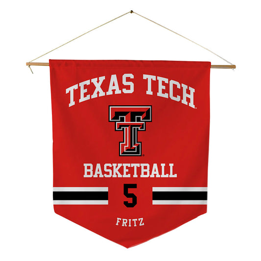 Texas Tech - NCAA Women's Basketball : Denae Fritz - Pennant - 18" x 21"-0