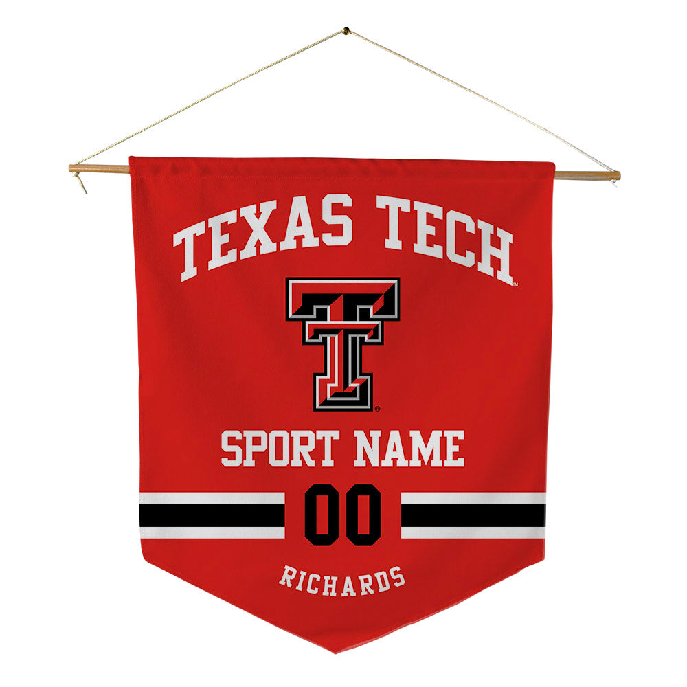 Texas Tech - NCAA Softball : Mia Richards - Pennant - 18" x 21"-0