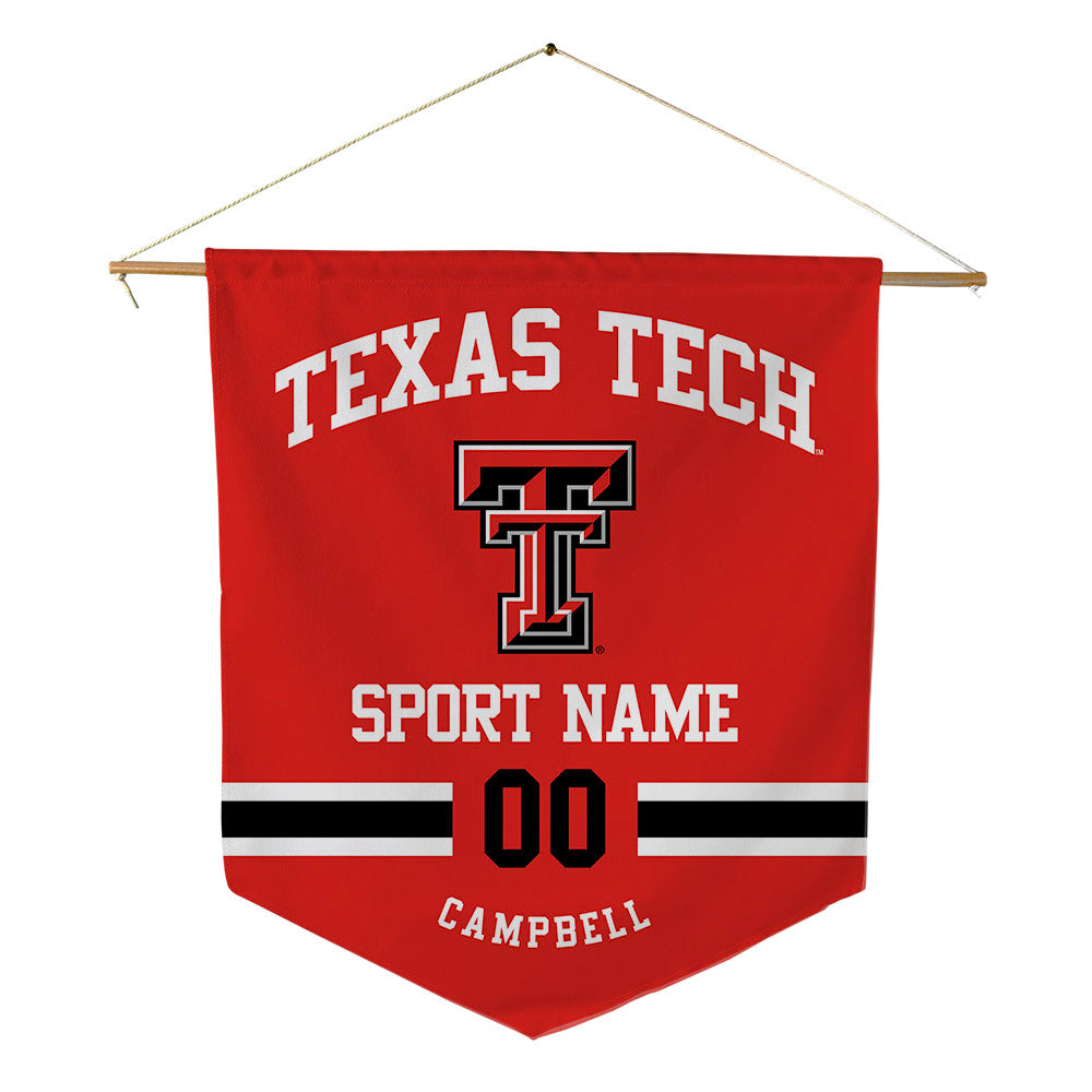 Texas Tech - NCAA Football : Chase Campbell - Pennant - 18" x 21"-0