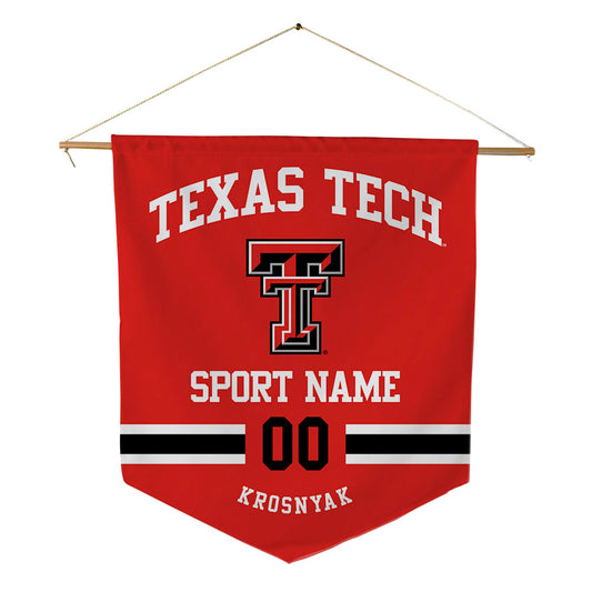 Texas Tech - NCAA Women's Soccer : Carolina Krosnyak - Pennant - 18" x 21"-0