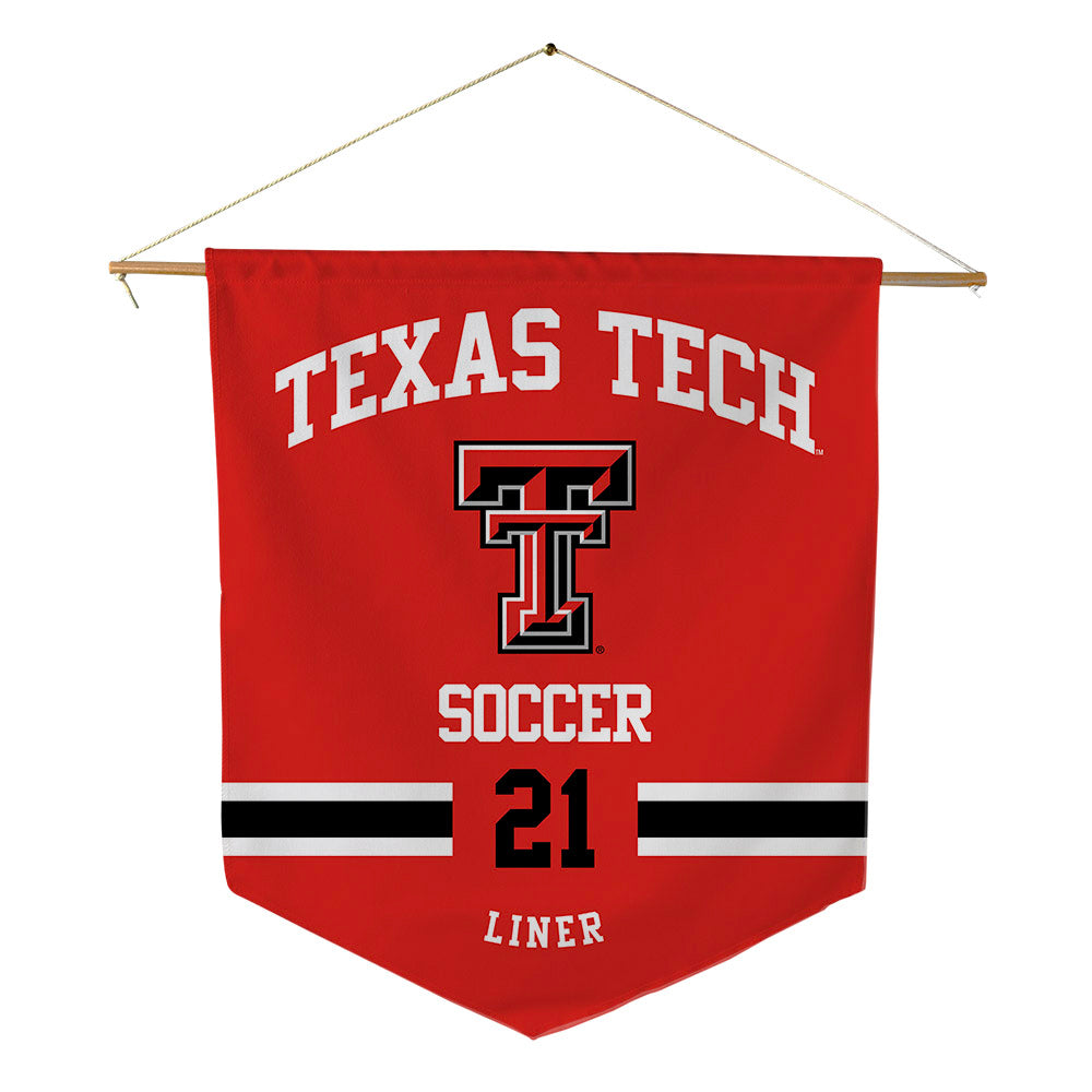 Texas Tech - NCAA Women's Soccer : Reese Liner - Pennant - 18" x 21"-0