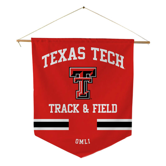 Texas Tech - NCAA Women's Track & Field : Harli Omli - Pennant - 18" x 21"-0