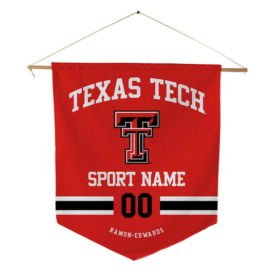 Texas Tech - NCAA Football : Marcus Ramon-Edwards - Pennant - 18" x 21"-0