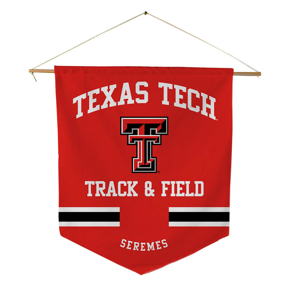 Texas Tech - NCAA Men's Track & Field : Jonathan SEREMES - Pennant - 18" x 21"-0