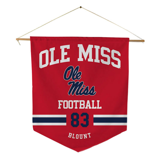 Ole Miss - NCAA Football : Levi Blount - Pennant - 18" x 21"-0