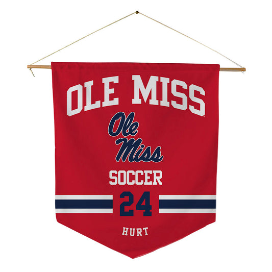 Ole Miss - NCAA Women's Soccer : Camdyn Hurt - Pennant - 18" x 21"-0