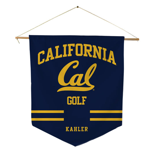 UC Berkeley - NCAA Women's Golf : Jasmine Kahler - Pennant - 18" x 21"-0