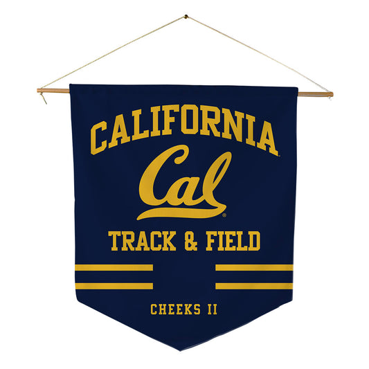 UC Berkeley - NCAA Men's Track & Field : Brandon Cheeks II - Pennant - 18" x 21"-0