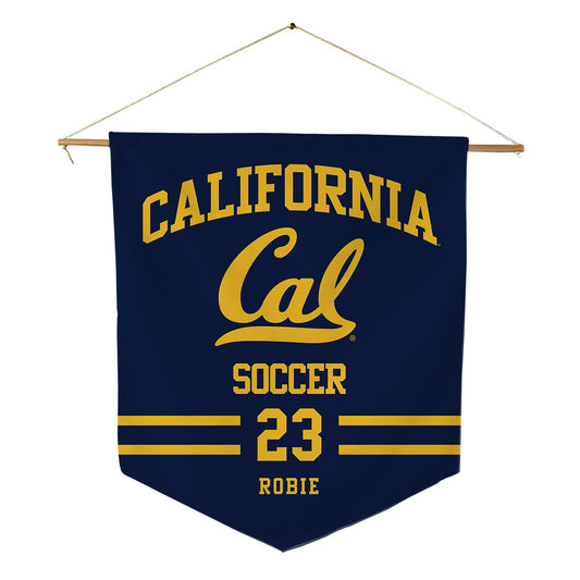 UC Berkeley - NCAA Men's Soccer : Cameron Robie - Pennant - 18" x 21"-0