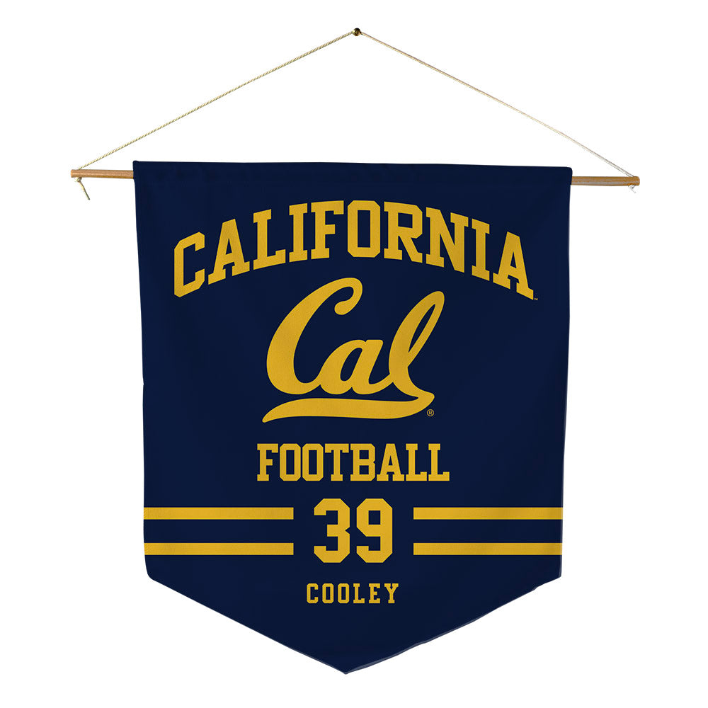 UC Berkeley - NCAA Football : Michael Cooley - Pennant - 18" x 21"-0