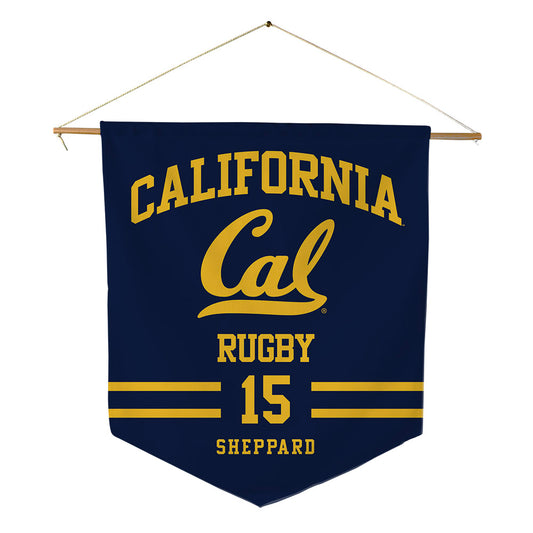 UC Berkeley - NCAA Men's Rugby : Jude Sheppard - Pennant - 18" x 21"-0