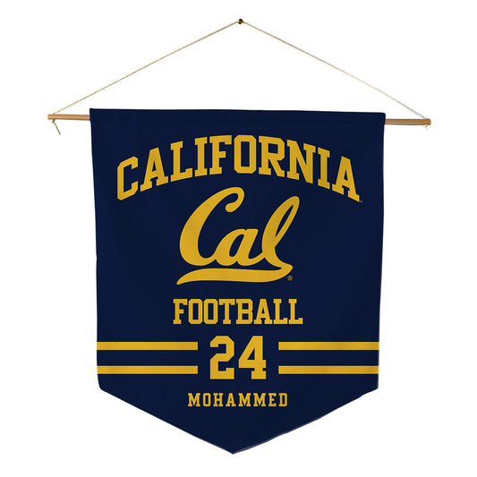 UC Berkeley - NCAA Football : Adam Mohammed - Pennant - 18" x 21"-0