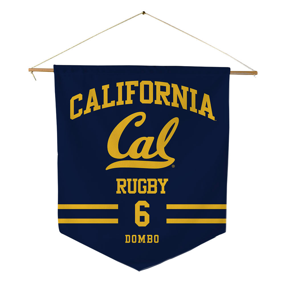 UC Berkeley - NCAA Men's Rugby : Steele Dombo - Pennant - 18" x 21"-0