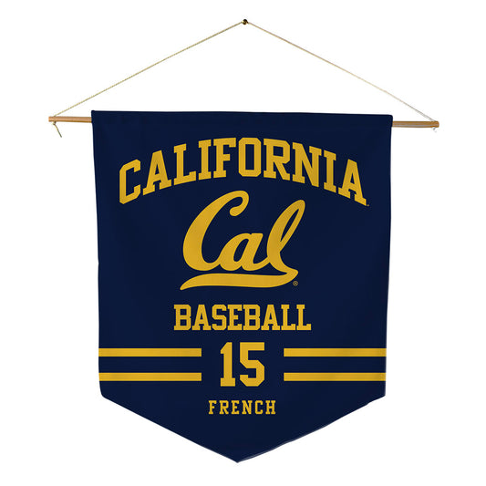 UC Berkeley - NCAA Baseball : Jacob French - Pennant - 18" x 21"-0