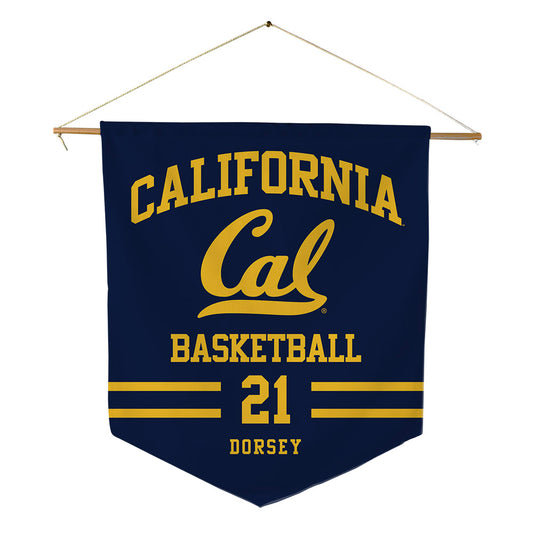 UC Berkeley - NCAA Men's Basketball : Nolan Dorsey - Pennant - 18" x 21"-0