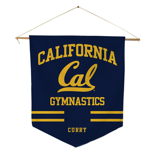 UC Berkeley - NCAA Men's Gymnastics : Khalen Curry - Pennant - 18" x 21"-0