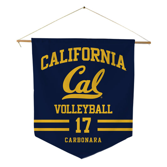 UC Berkeley - NCAA Women's Volleyball : Arissa Carbonara - Pennant - 18" x 21"-0