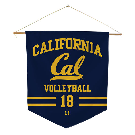 UC Berkeley - NCAA Women's Volleyball : Ashley Li - Pennant - 18" x 21"-0