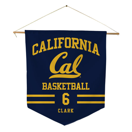 UC Berkeley - NCAA Men's Basketball : Jorell Clark - Pennant - 18" x 21"-0