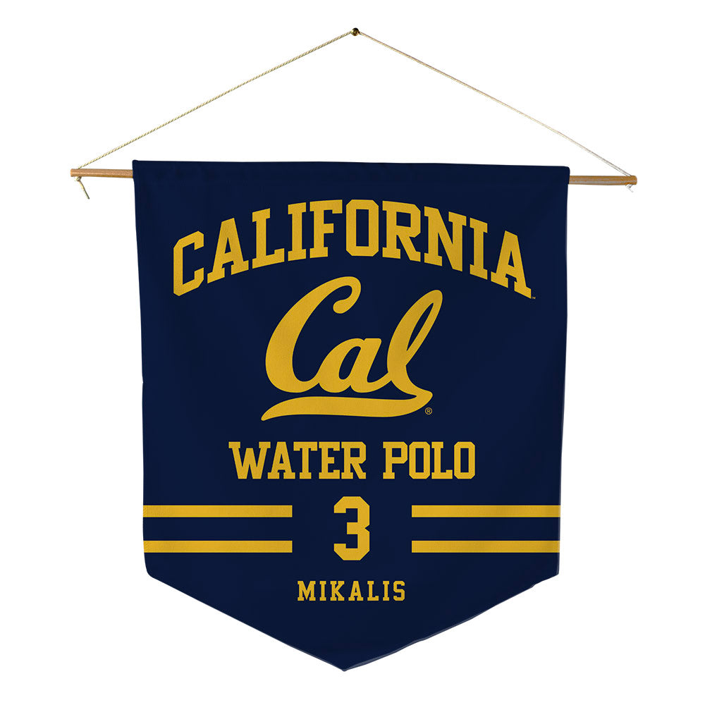 UC Berkeley - NCAA Men's Water Polo : Apollo Mikalis - Pennant - 18" x 21"-0