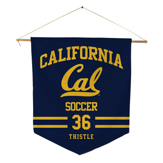 UC Berkeley - NCAA Women's Soccer : Coco Thistle - Pennant - 18" x 21"-0