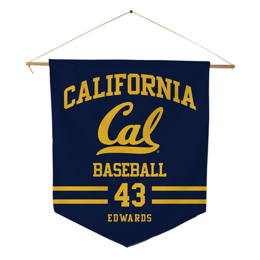 UC Berkeley - NCAA Baseball : Rex Edwards - Pennant - 18" x 21"-0