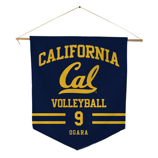 UC Berkeley - NCAA Women's Volleyball : Annemarie OGara - Pennant - 18" x 21"-0