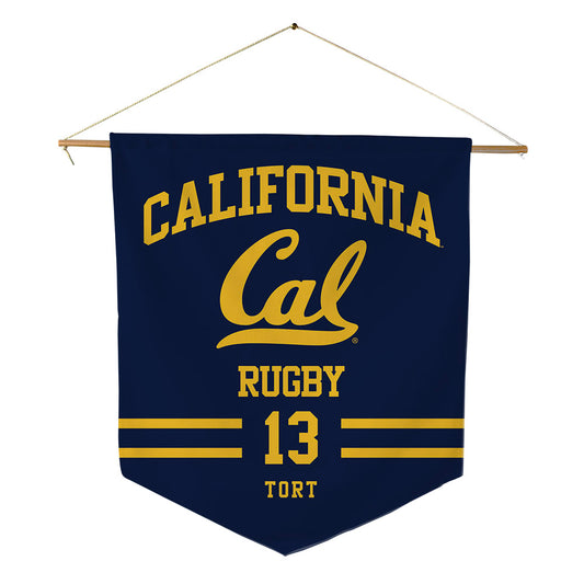 UC Berkeley - NCAA Men's Rugby : Tomas Tort - Pennant - 18" x 21"-0