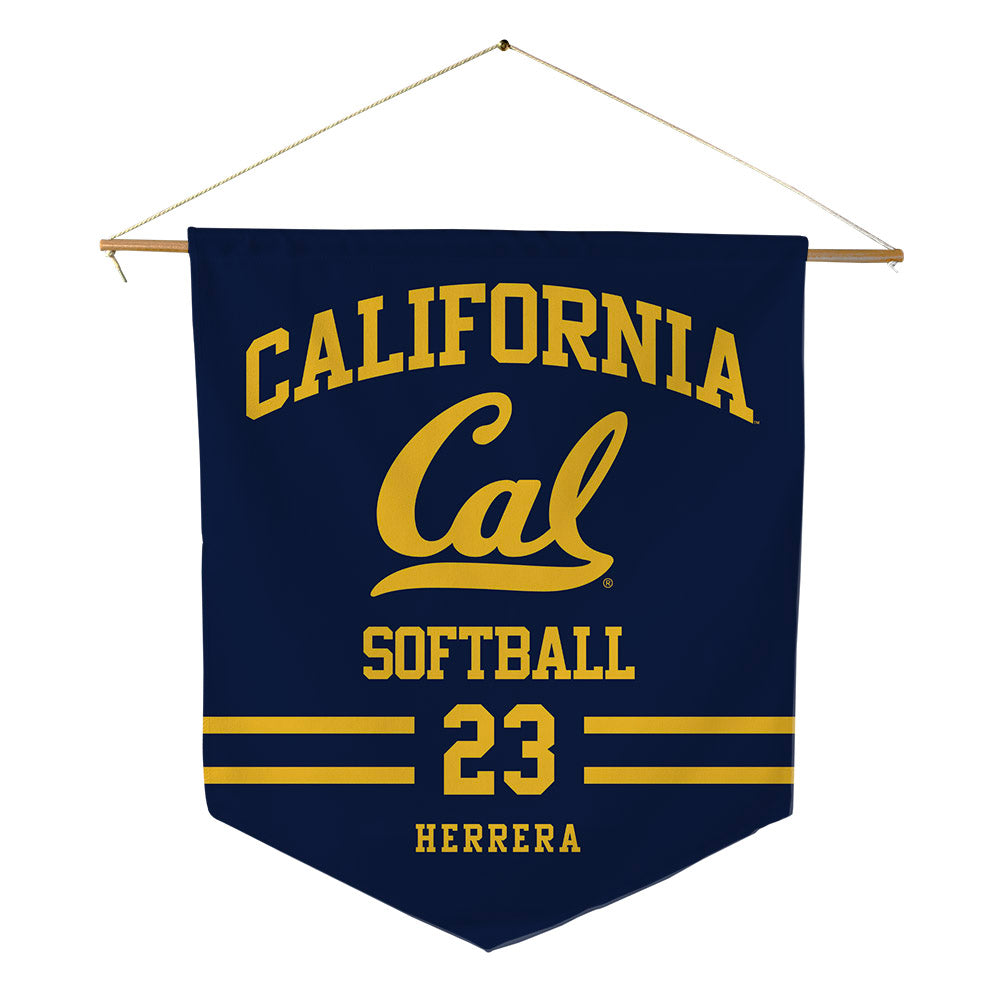 UC Berkeley - NCAA Softball : Alyssa Herrera - Pennant - 18" x 21"-0