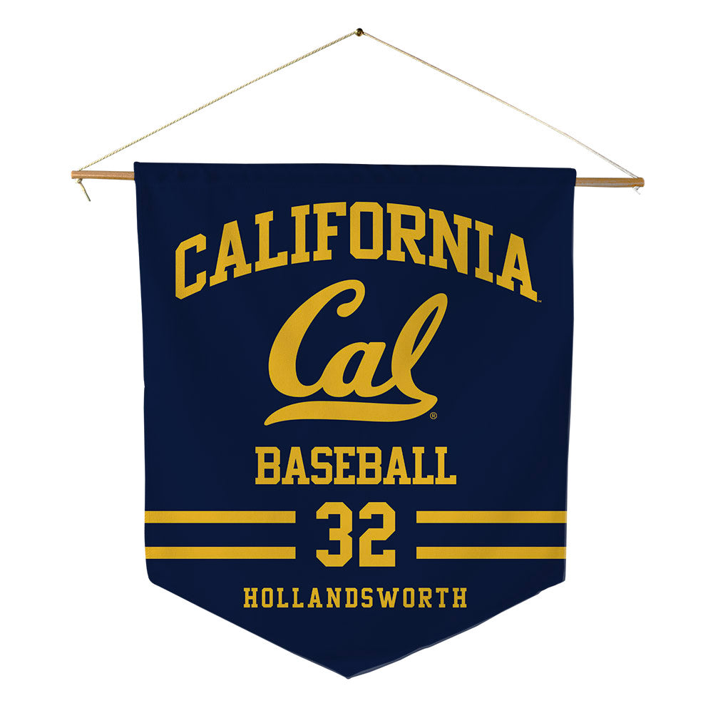 UC Berkeley - NCAA Baseball : Evin Hollandsworth - Pennant - 18" x 21"-0