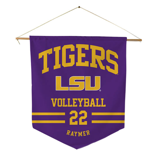 LSU - NCAA Women's Volleyball : Katie Raymer - Pennant - 18" x 21"-0
