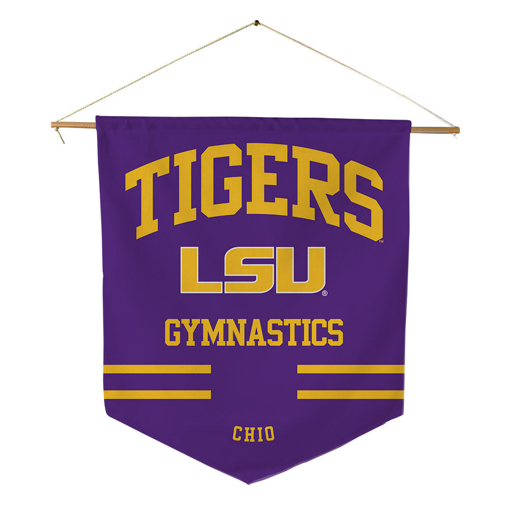 LSU - NCAA Women's Gymnastics : Kailin Chio - Pennant - 18" x 21"-0