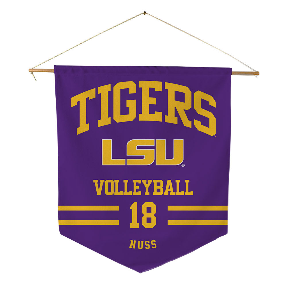LSU - NCAA Women's Volleyball : Remi Nuss - Pennant - 18" x 21"-0