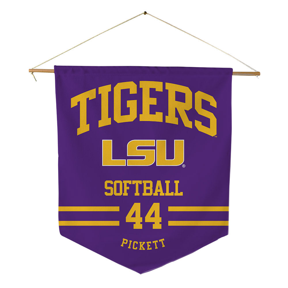 LSU - NCAA Softball : Ciella Pickett - Pennant - 18" x 21"-0