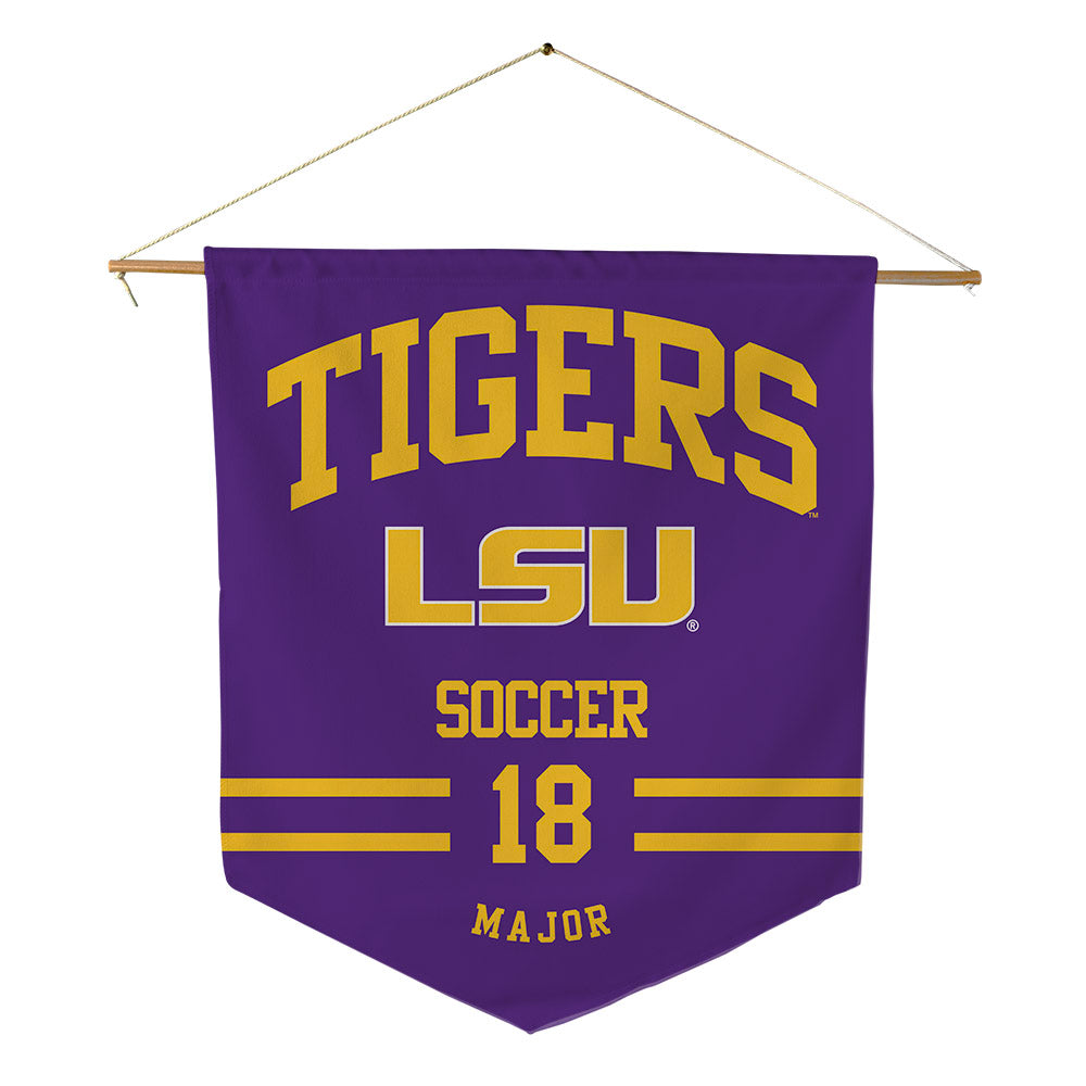 LSU - NCAA Women's Soccer : Kelsey Major - Pennant - 18" x 21"-0