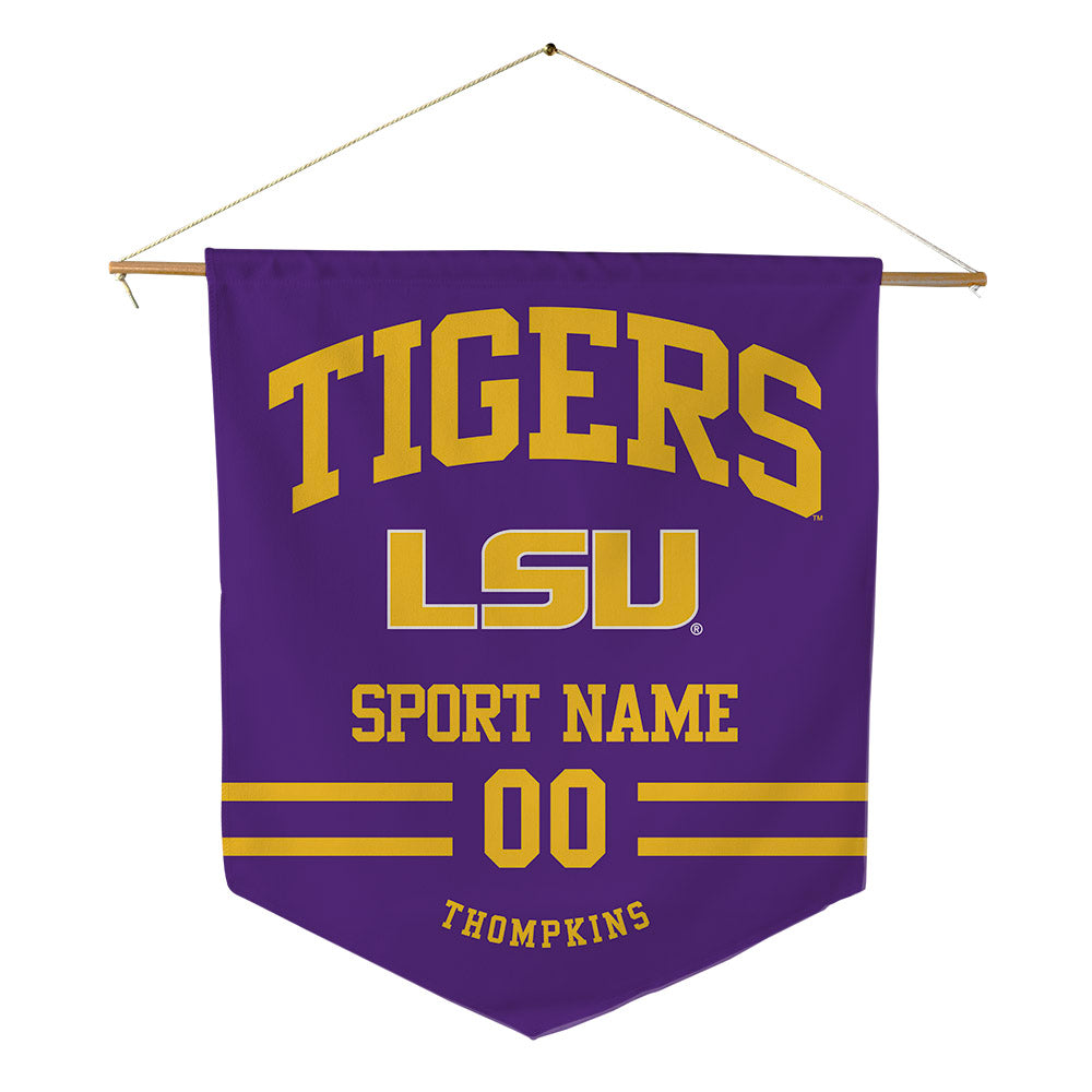 LSU - NCAA Football : Sean Thompkins - Pennant - 18" x 21"-0