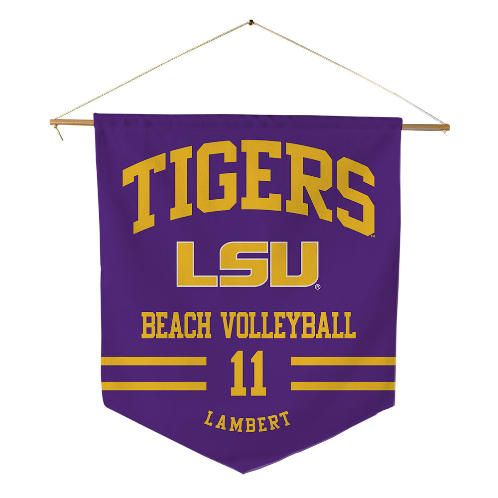 LSU - NCAA Beach Volleyball : Ryan Lambert - Pennant - 18" x 21"-0