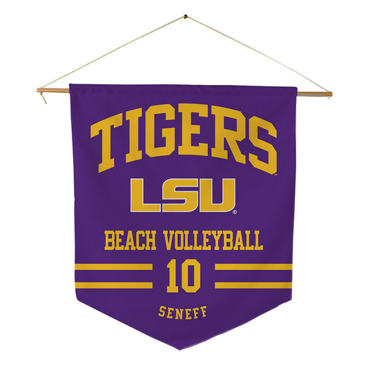 LSU - NCAA Beach Volleyball : Rachel Seneff - Pennant - 18" x 21"-0