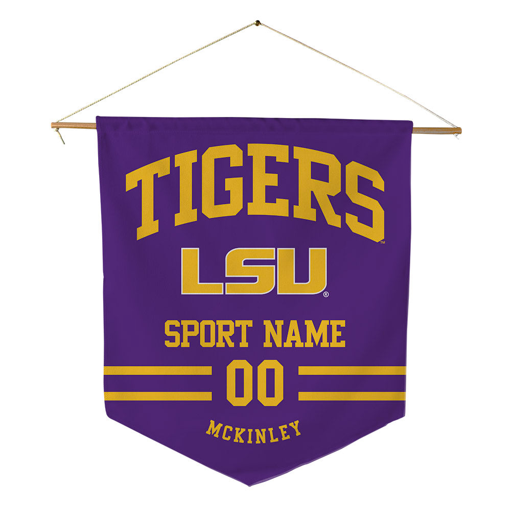 LSU - NCAA Football : Dominick McKinley - Pennant - 18" x 21"-0