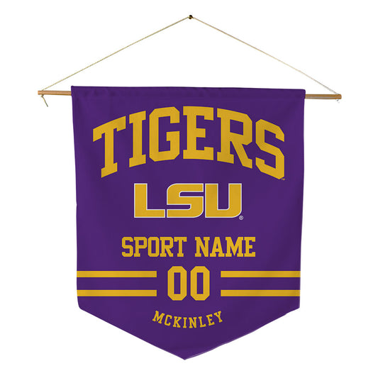 LSU - NCAA Football : Dominick McKinley - Pennant - 18" x 21"-0