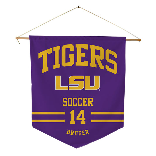 LSU - NCAA Women's Soccer : Annaleigh Bruser - Pennant - 18" x 21"-0