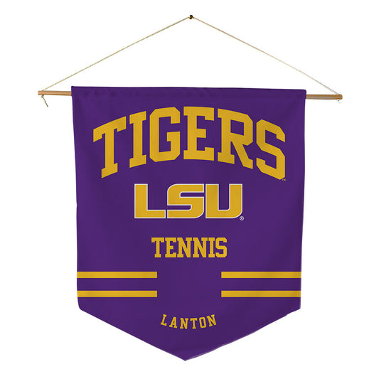 LSU - NCAA Women's Tennis : Addison Lanton - Pennant - 18" x 21"-0