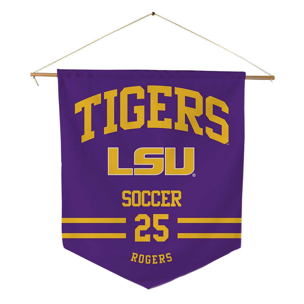 LSU - NCAA Women's Soccer : Senai Rogers - Pennant - 18" x 21"-0