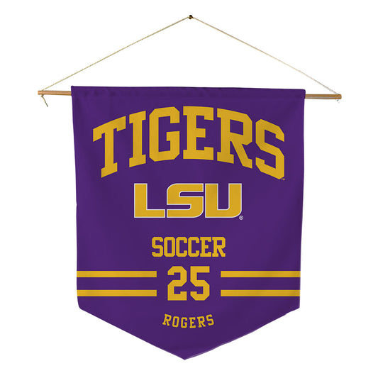 LSU - NCAA Women's Soccer : Senai Rogers - Pennant - 18" x 21"-0